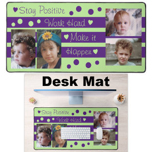 4 photo rester positif violet et vert