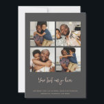 4 Photo template<br><div class="desc">Four photograph flat cards. Personalized with your own 4 photographs and text from Ricaso .. add your own details to these stunning cards that will make an impression - suitable for many uses including Christmas,  Birthdays,  Weddings,  and much much more</div>