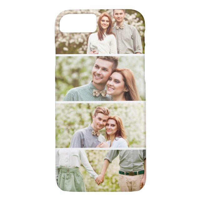 4 Photos | Custom Photo Collage Case-Mate iPhone Case (Back)