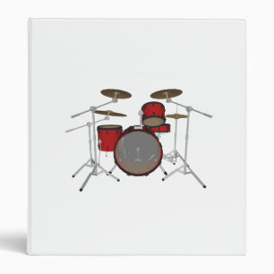 4 Piece Drum Kit: Custom Binder