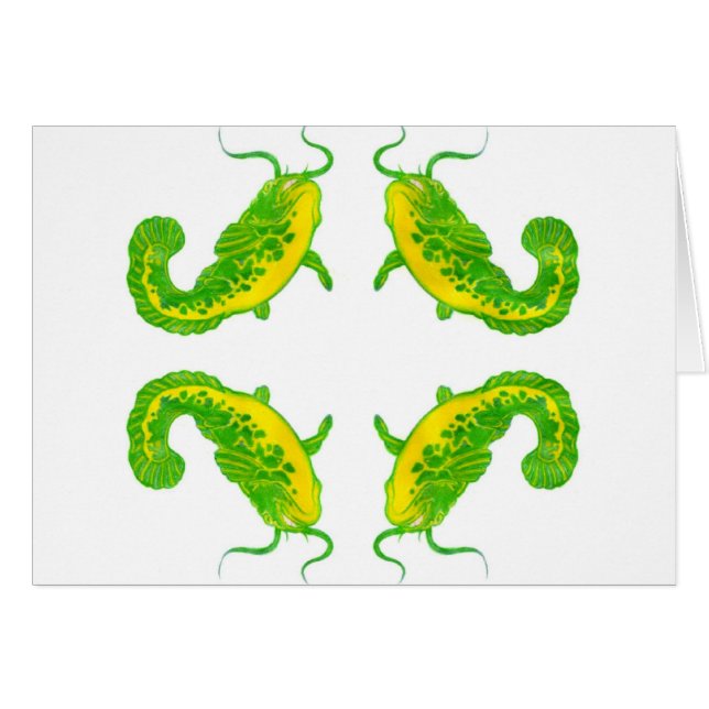 4 Poissons chanceux (Devant horizontal)