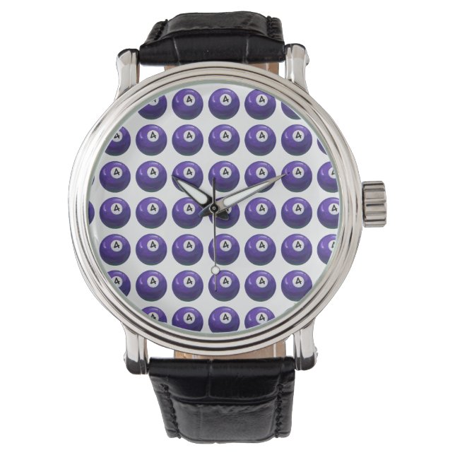 4 Pool Ball Pattern Watch (Front)