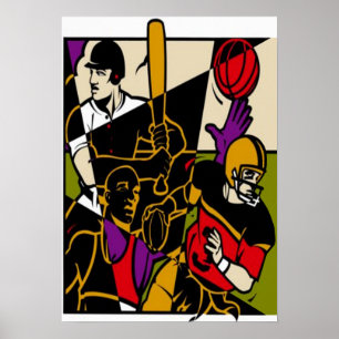 4 Poster Sport