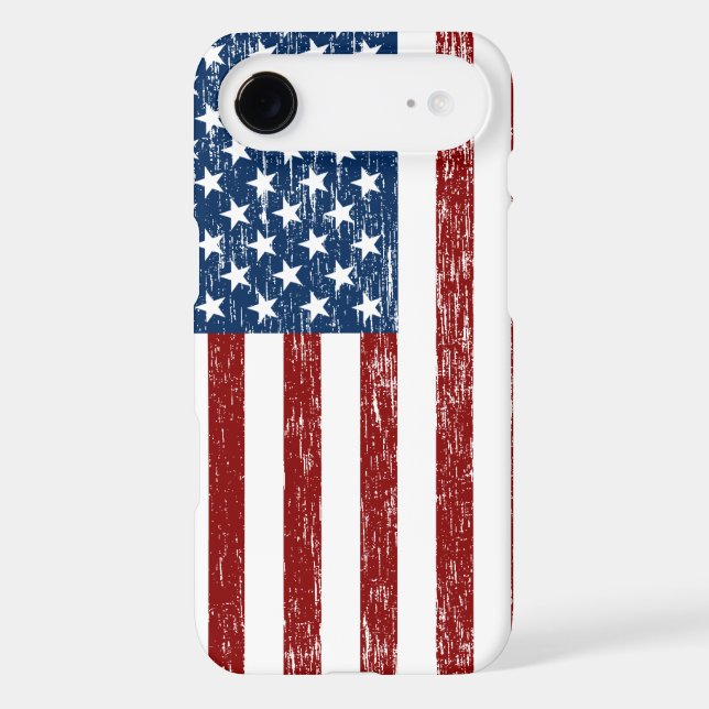 4 Rétro coque iphone de drapeau américain (Verso)