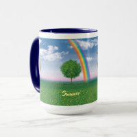 4 saisons avec du texte de la grosse tasse de café