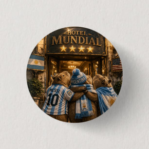 4-star Capibarras Hotel 1 Inch Round Button