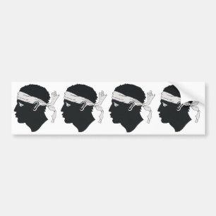 4 stickers carosserie automobile corsica corse