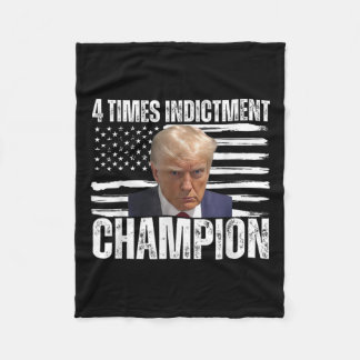 4 Time Indictment Champion  Fleece Blanket