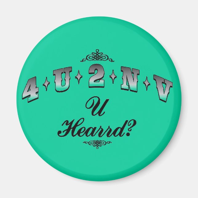 4.U.2.N.V Magnet (Front)