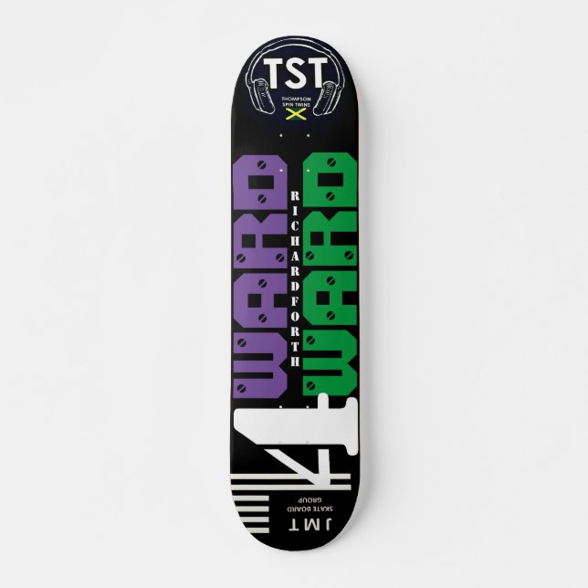 4 WARD KC/CBAR 7 3/4" Skateboard Deck (Devant)