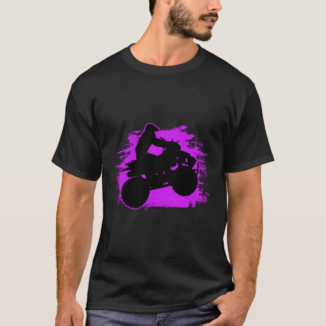 4 Wheeler Quad Bike K Atv Riding T-Shirt (Front)