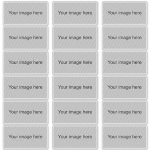 4" wide stickers - 18 sticker sheet 