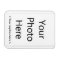 4"x6" Portrait Photo Magnet (Black Text)