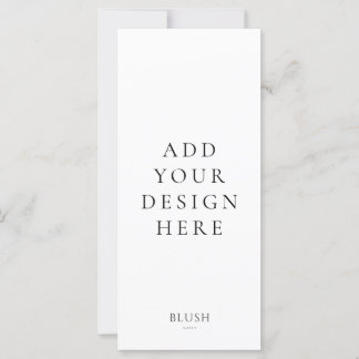 4"x9" Menu Card Printing