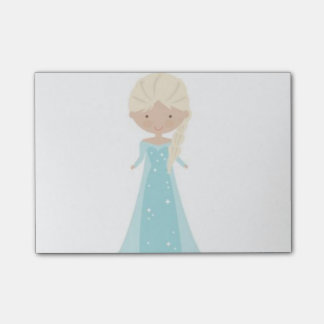 4 x 3 Post It Notes -- Animated Elsa from Frozen
