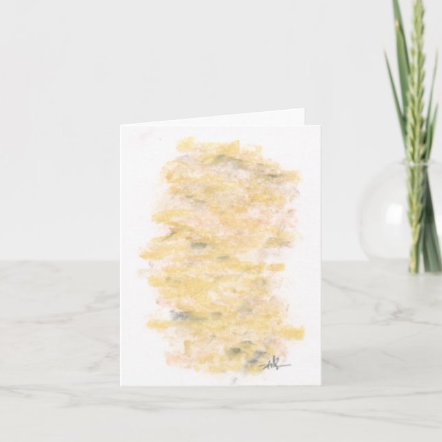 4" x 5.6" folded note card - "Paint" (Front)