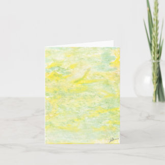 4" x 5.6" folded note card - "Paraíso"
