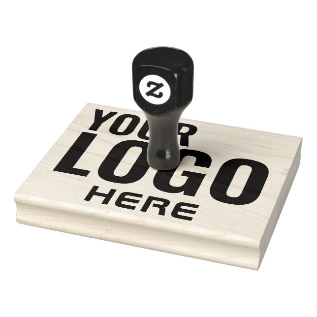 4" x 5" Extra Large Custom Company Logo Rubber Sta Rubber Stamp (Stamp)
