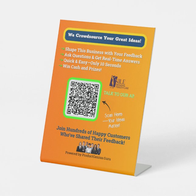 4 X 6 Pedestal Sign (Front)