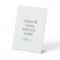 4" x 6" Plastic Pedestal Stand Sign