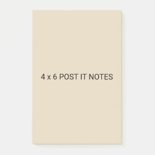 4 x 6custom post it notes