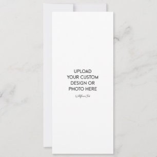 4" x 9.25" Flat Wedding Invitation