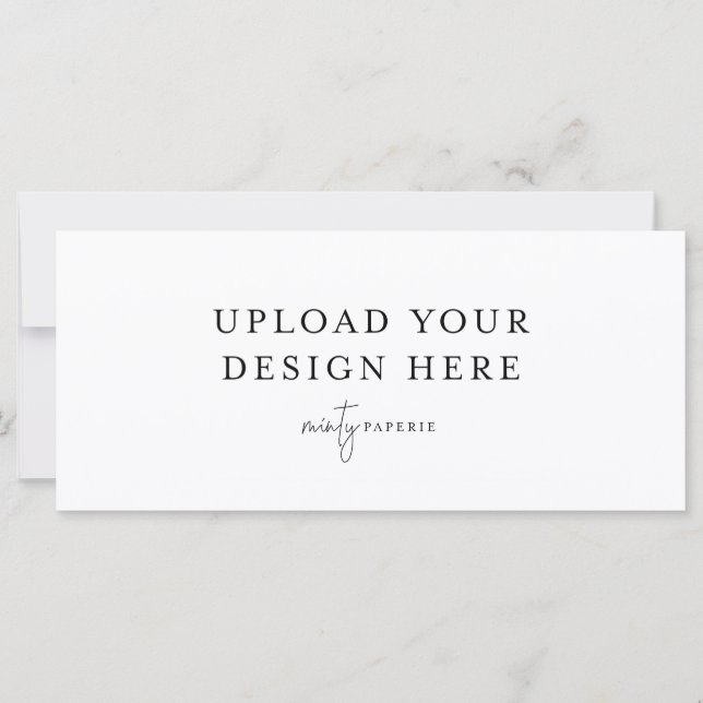 4" x 9" Flat Card - Landscape (Front)