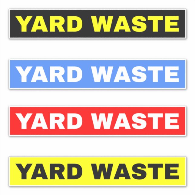 4 Yard Waste (For Bins Bags) Garbage Or Trash Can (Front)