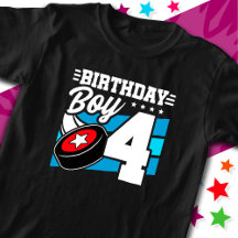 4 Year Old Hockey Party Theme 4th Birthday Boy