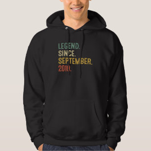 4 Year Old Legend Since September 2018 4th Birthd Hoodie