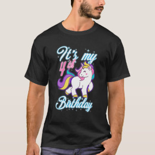 4 Year Unicorn Outfit, Its My 4Th Birthday. T-Shirt