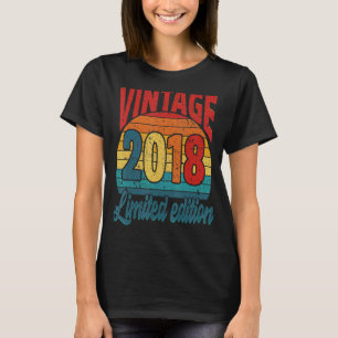 4 Years Old Bday Vintage 2018 4th Birthday T-Shirt