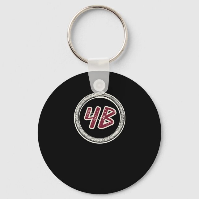 4b Movement Ouroboros Snake #4b Sticker  Keychain (Front)