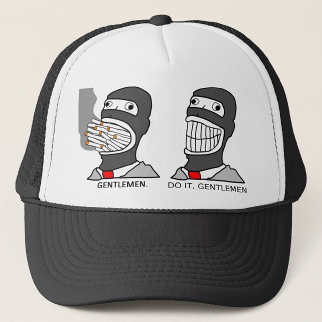 4chan Gentlemen Trucker Hat (Front)