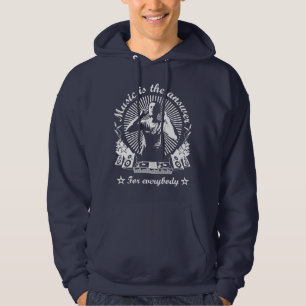 4DJS Music IS to answer Moleton Hoodie