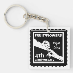 4e anniversaire Mariage tenant la main romantique