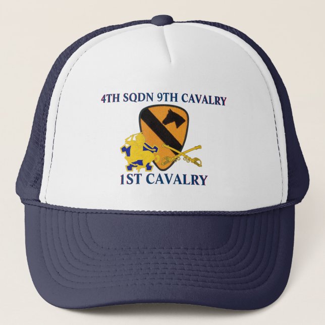 4ème CASQUETTE de CAVALERIE de 9ème CAVALERIE (Devant)