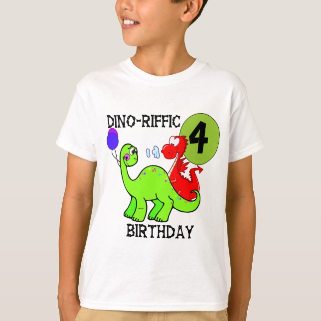 4èmes T-shirts et cadeaux d'anniversaire de (Devant)