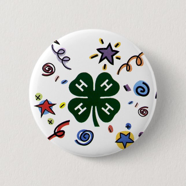 4H! 2 INCH ROUND BUTTON (Front)