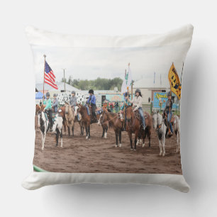 4H Horse Parade Throw Pillow