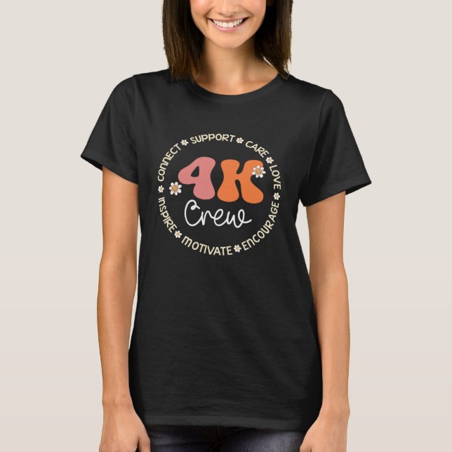 4K Crew Appreciation Week Back to School T-Shirt (Front)