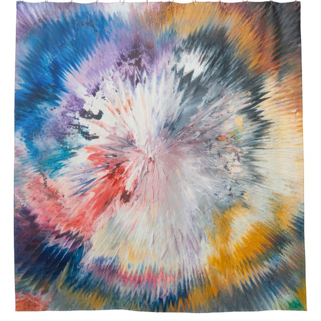 4K oil painting. Colourful creative abstraction. a (Front)