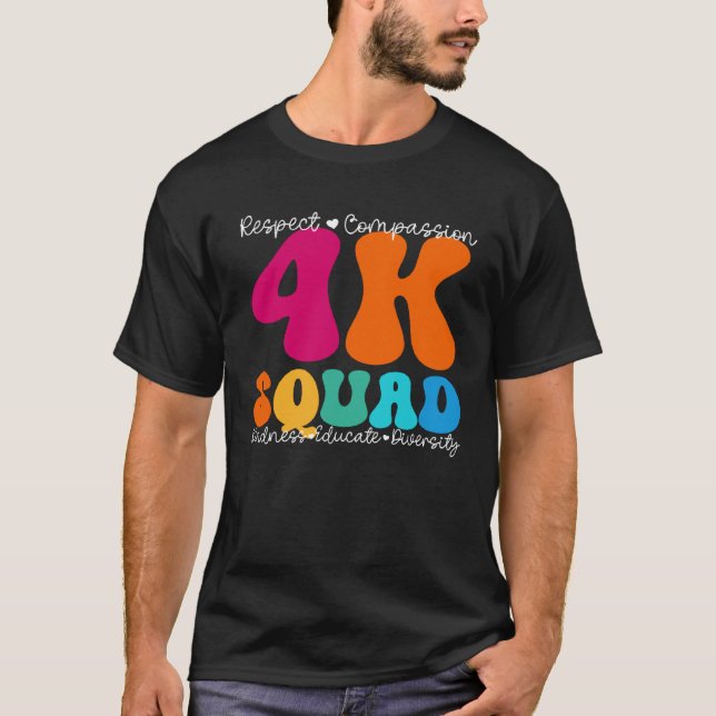 4K Squad Appreciation Week Back to School T-Shirt (Front)
