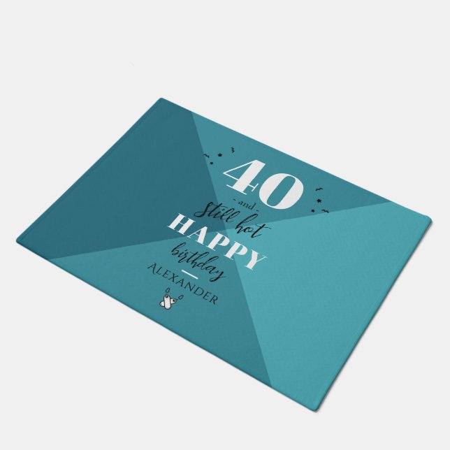 4O and still hot Doormat (Angled)