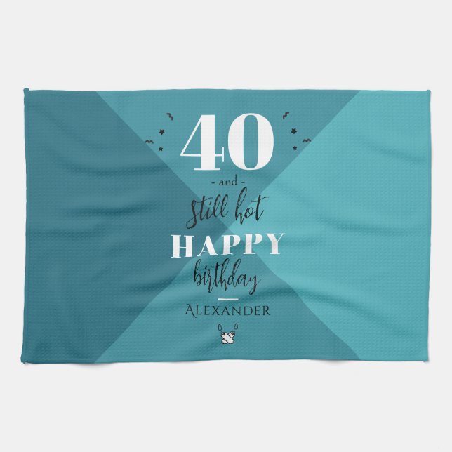 4O and still hot Kitchen Towel (Horizontal)