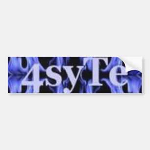 4syTe bumper Sticker