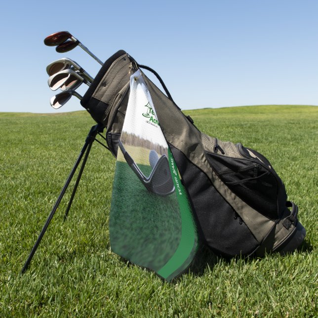 4Tee Acres Personalized Golf Towels (Green)