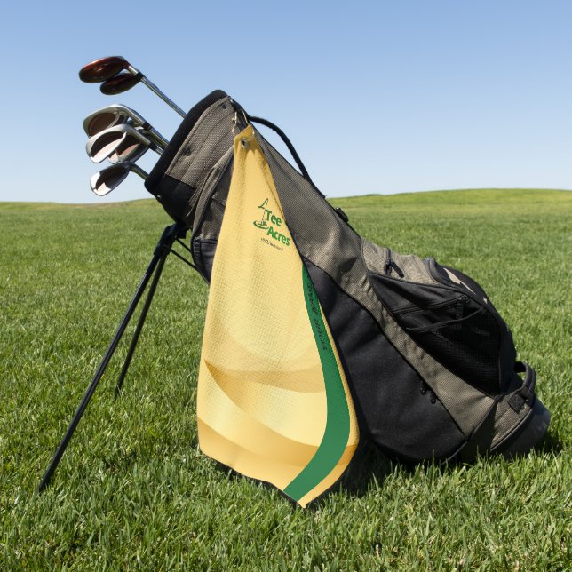 4Tee Acres Personalized Golf Towels (Green)