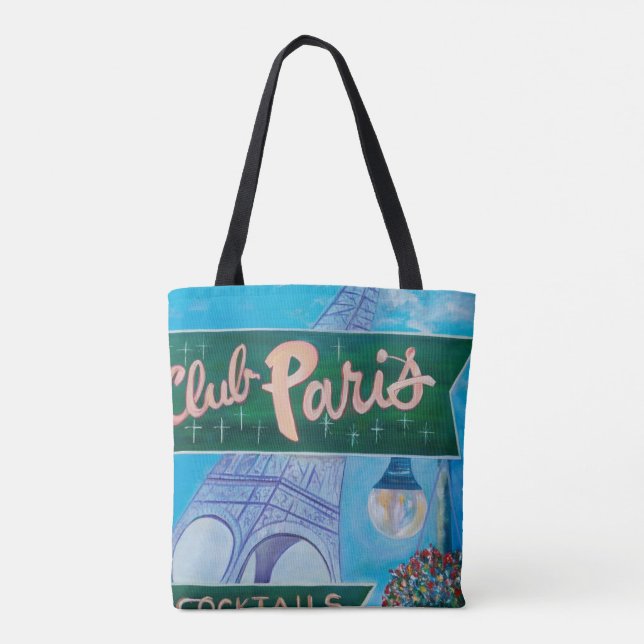 4th Ave. Marquee & Club Paris Icon Tote Bag (Back)