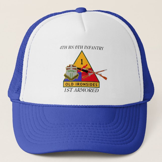 4TH BATTALION 6TH INFANTRY 1ST ARMORED HAT (Front)